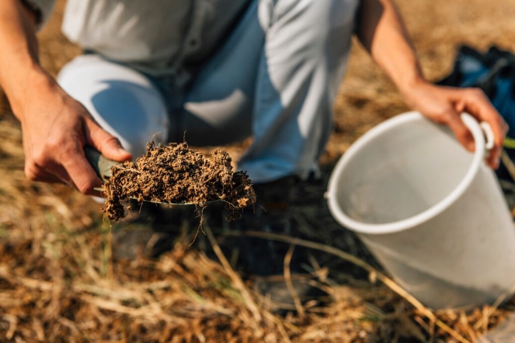 sampling soil